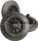 8X1.75 Flat Free Rubber Wheel for Dustbin