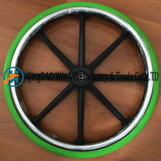 Solid Polyurethane Foam Wheel for Wheelchair Wheel (24X1 3/8)